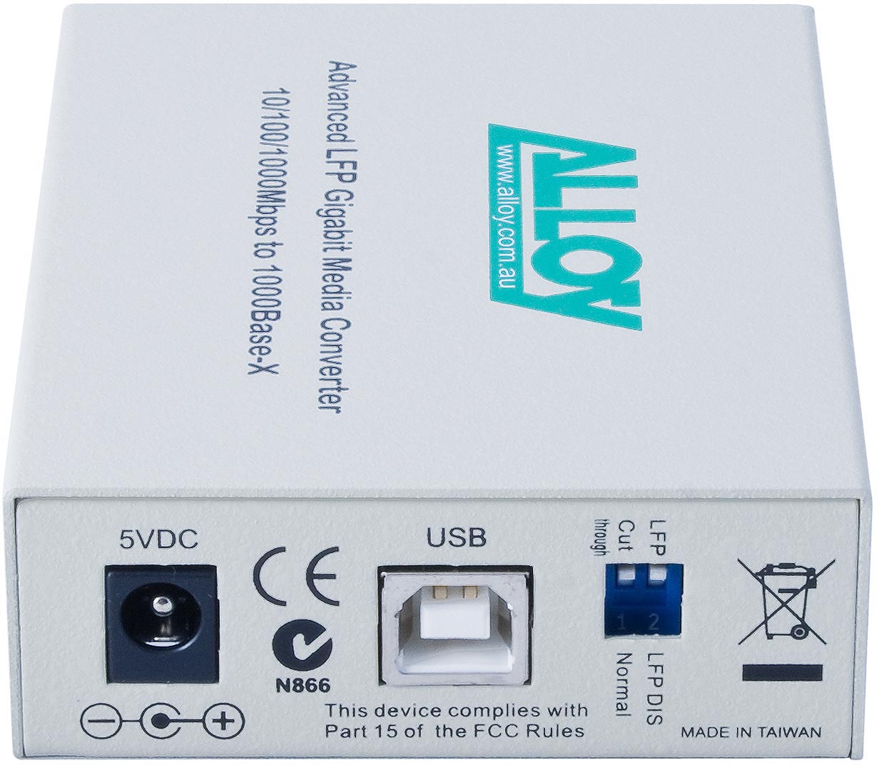 Alloy GCR2000ST 10/100/1000Base-T to Gigabit Fibre (ST) Converter with LFP via FEF or FM. 220m or 550m Alloy GCR2000ST 10/100/1000Base-T to Gigabit Fibre (ST) Converter with LFP via FEF or FM. 220m or 550m